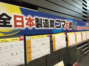 「コマ大戦北部九州どてらい市場所」大変盛り上がりました。