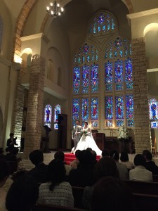 社員の結婚式に参加してきました。。